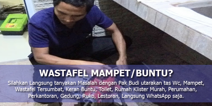 Wastafel Mampet
